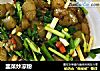 韭菜炒凉粉的做法