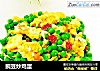 豌豆炒鸡蛋的做法
