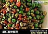 酸豇豆炒豌豆的做法