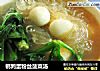 鹌鹑蛋粉丝菠菜汤的做法