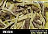 茭白肉丝的做法