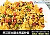 兰花豆火腿土鸡蛋炒饭的做法