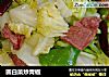 圆白菜炒青椒的做法