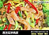 西兰花炒肉皮的做法