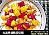 火龙果蟠桃酸奶碗的做法