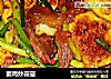 素鸡炒蒜薹的做法
