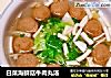 白菜海鲜菇牛肉丸汤的做法