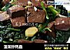 菠菜炒鸭血的做法