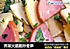 荠菜火腿肠炒冬笋的做法