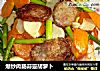 爆炒肉肠蒜薹胡萝卜的做法