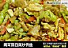 肉末圆白菜炒饼丝的做法