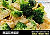西蓝花炒蛋皮的做法