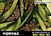 牛里脊炒黄瓜的做法