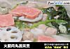 火腿肉丸蔬菜煲的做法