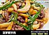 菠萝蜜炒肉的做法