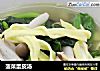 菠菜蛋皮汤的做法