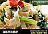 菠菜炒豆腐皮的做法