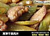 莴笋干煸肉片的做法