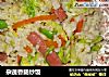 杂蔬香肠炒饭的做法