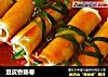 豆皮香肠卷的做法