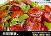 尖椒蒜蓉肠 。的做法