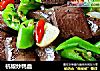 杭椒炒鸭血的做法