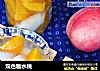 双色糖水桃的做法