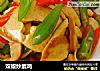双椒炒素鸡的做法