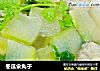 冬瓜氽丸子的做法