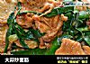 大蒜炒面筋的做法
