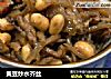 黄豆炒水芥丝的做法