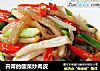 开胃的酸菜炒肉皮的做法