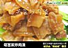 塔苦菜炒肉渣的做法