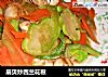扇贝炒西兰花根的做法