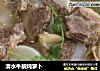 清水牛腩炖萝卜的做法