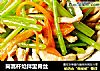 茼蒿杆炝拌里脊丝的做法