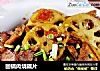 回锅肉烧藕片的做法