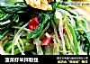 菠菜虾米拌粉丝的做法
