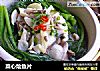 菜心烩鱼片的做法