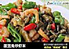 酸豆角炒虾米的做法