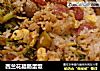 西兰花腊肠蛋饭的做法