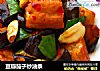 豆瓣茄子炒油条的做法